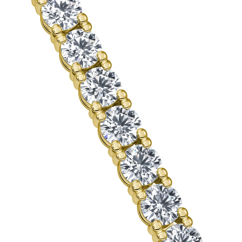 13.30CT Natural Diamond Cascade Tennis Necklaces