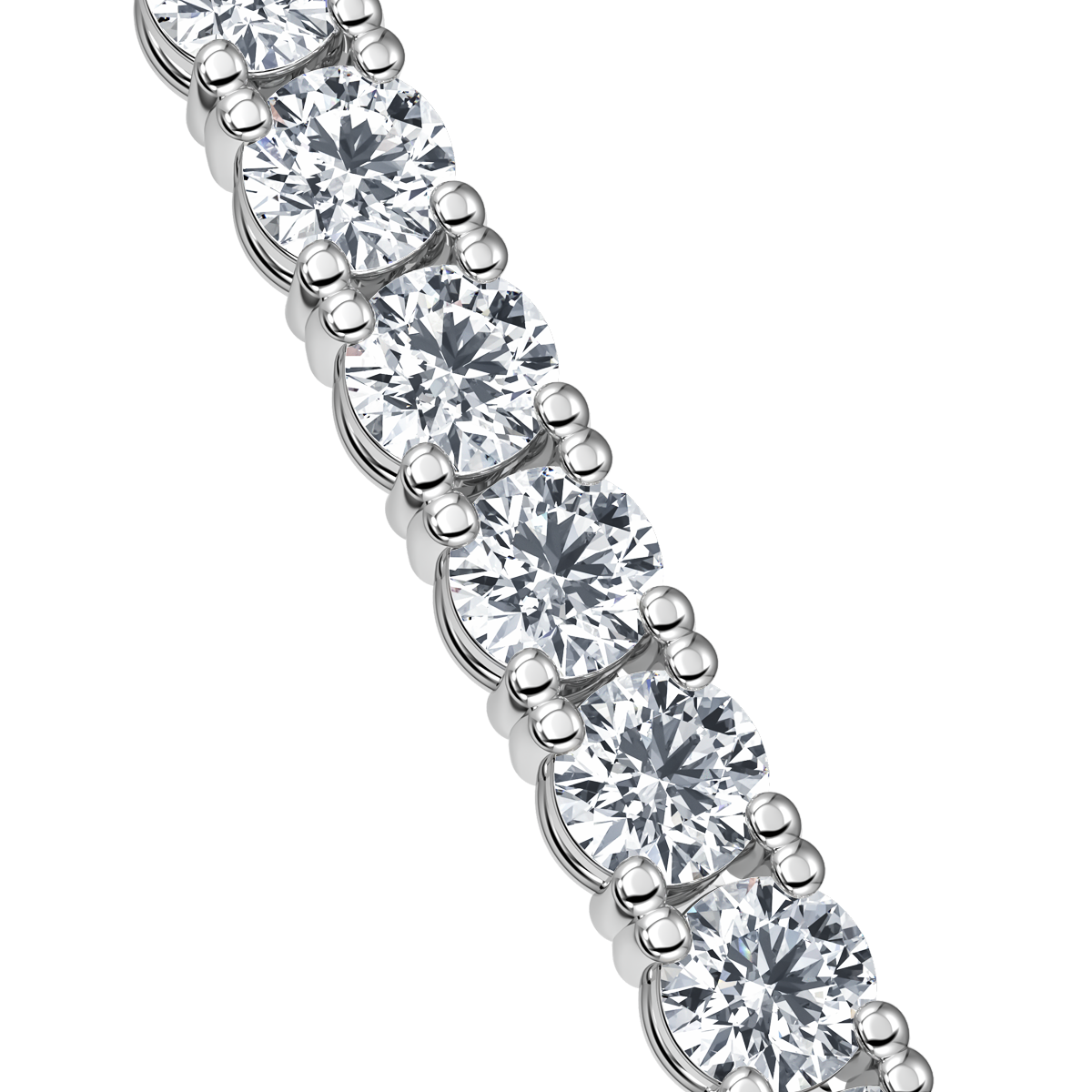 16.90ct Diamond Tennis Necklace