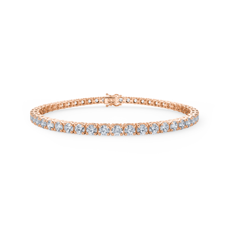 5.30CT Natural Diamond Cascade Tennis Bracelet