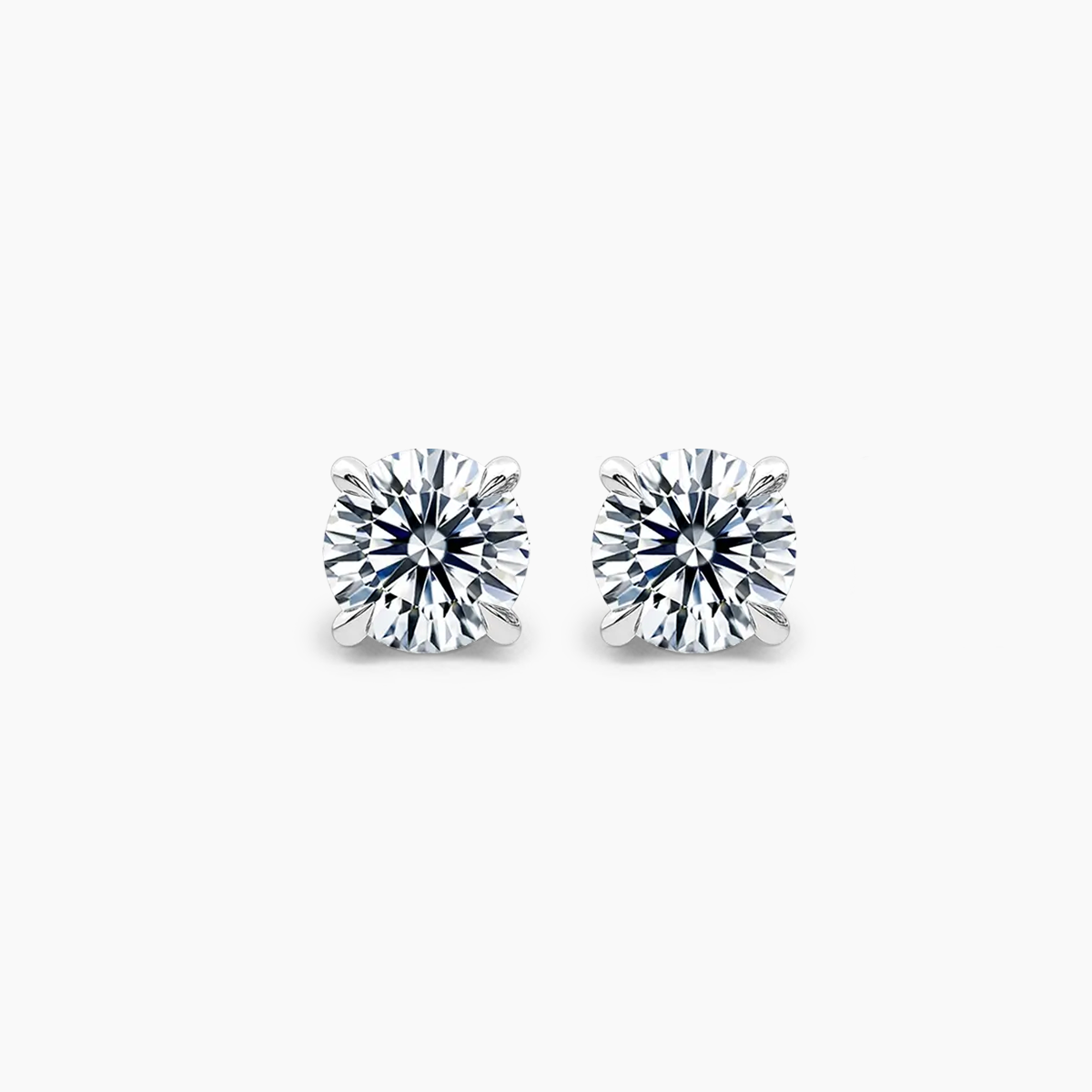 0.60CT TDW Diamond Allure Stud Earrings