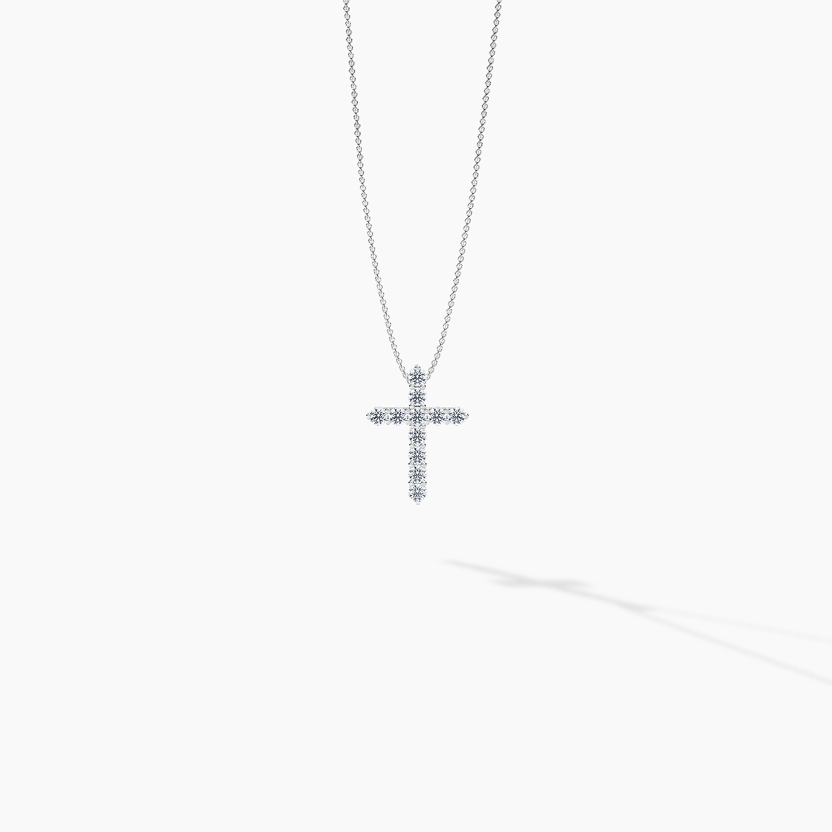 Pave Gold Cross Pendant